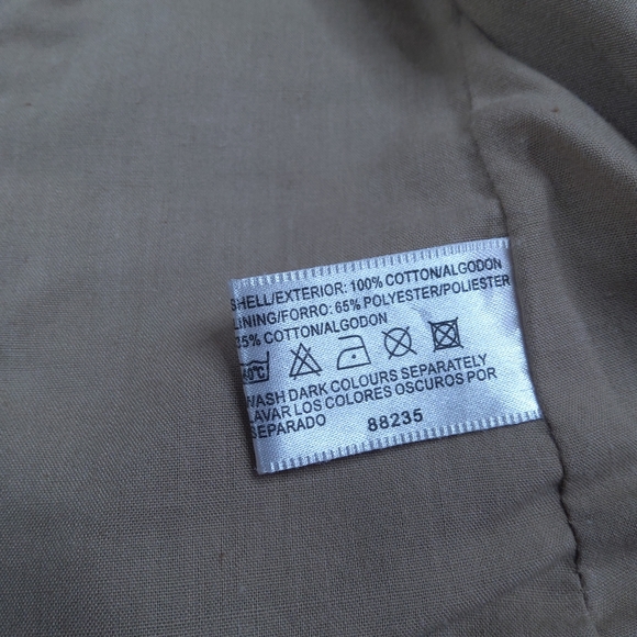 Denim Co Shaki Military Inspire Jacket Size Medium - Picture 10 of 16